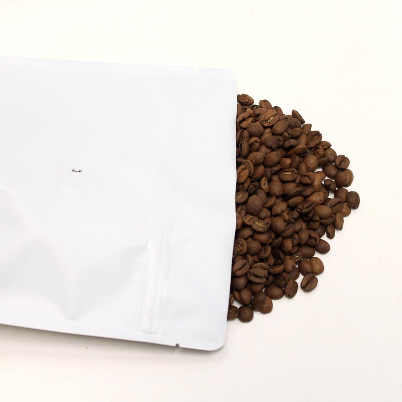 AwePackage High Barrier 12 oz Foil Stand up Zipper Pouch Coffee Bag with Valve (Matte White, 50) - Image 4